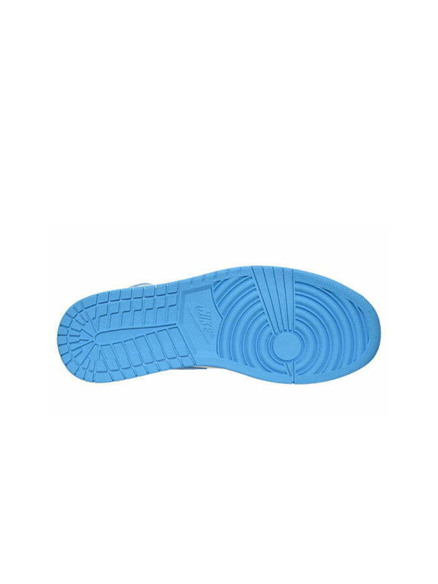 Кроссовки детские баскетбольные Nike Air Jordan 1 Retro MID UNC Картинка Кроссовки детские баскетбольные Nike Air Jordan 1 Retro MID UNC