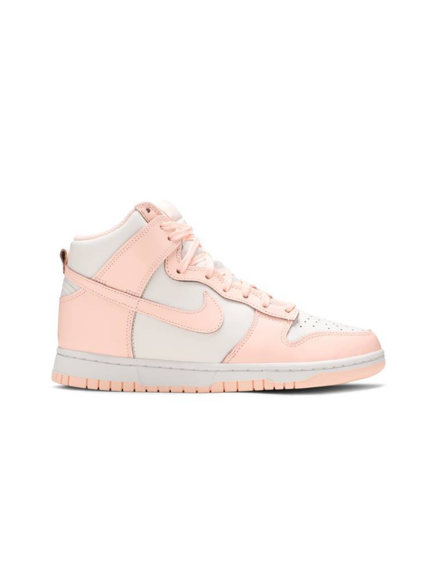 Кроссовки женские кожаные Nike Dunk High Crimson Tint Картинка Кроссовки женские кожаные Nike Dunk High Crimson Tint